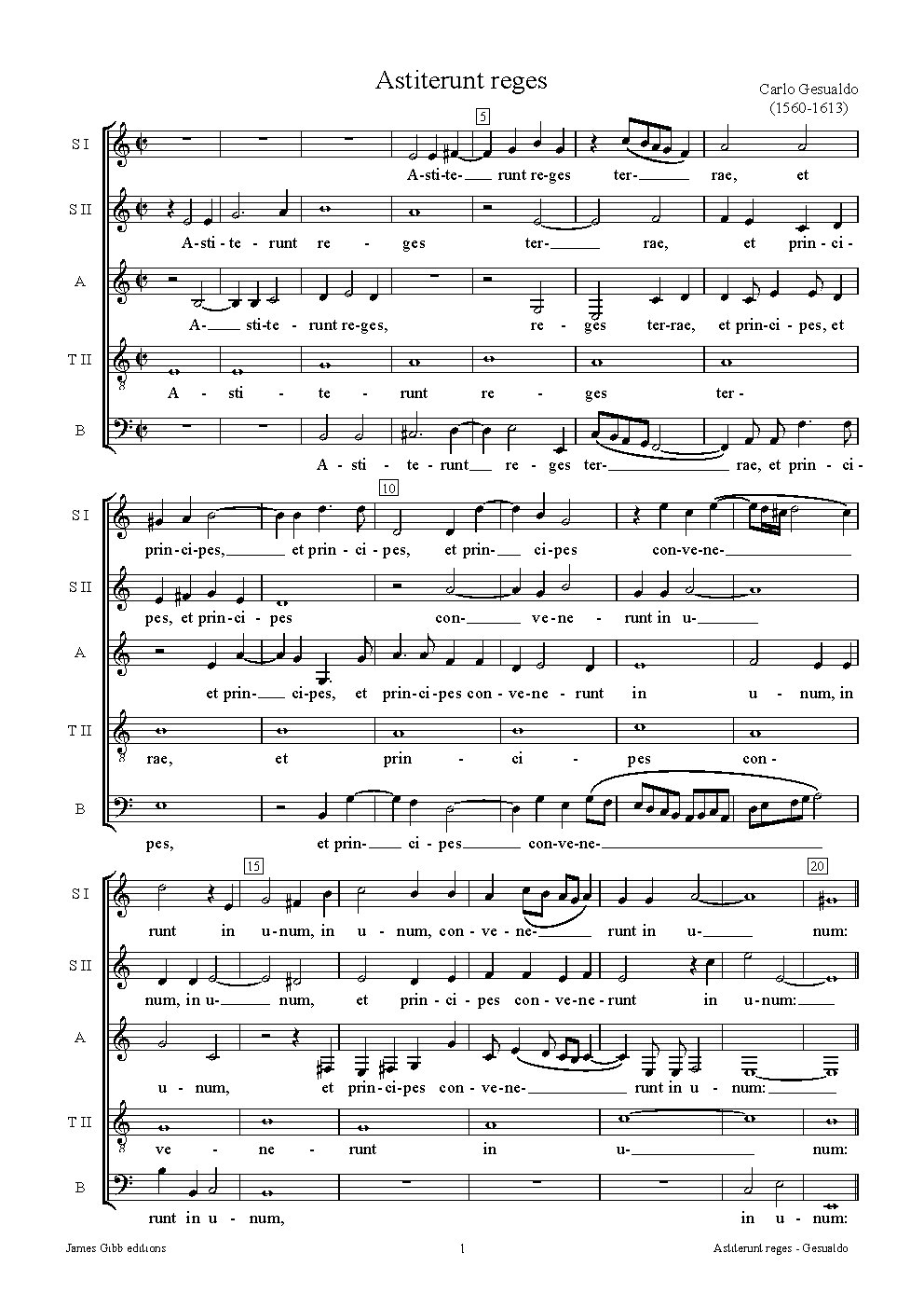 Astiterunt reges terrae - Choir Script PDF Thumbnail