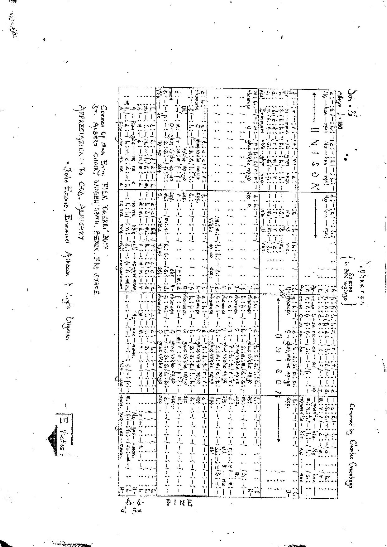 Nohuaren - Download Choir Script PDF
