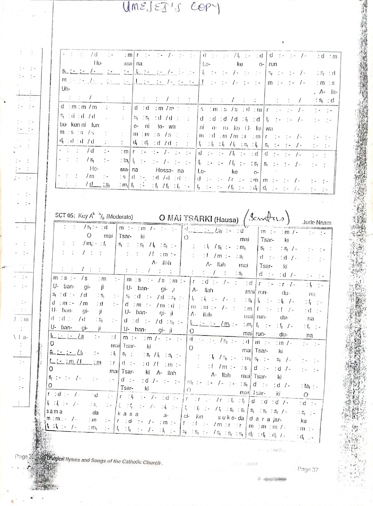 O Mai Tsariki - Download Choir Script PDF