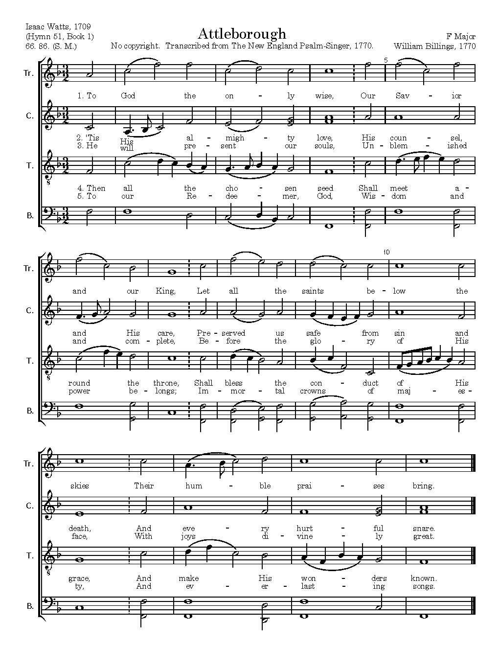 Attleborough - Choir Script PDF Thumbnail