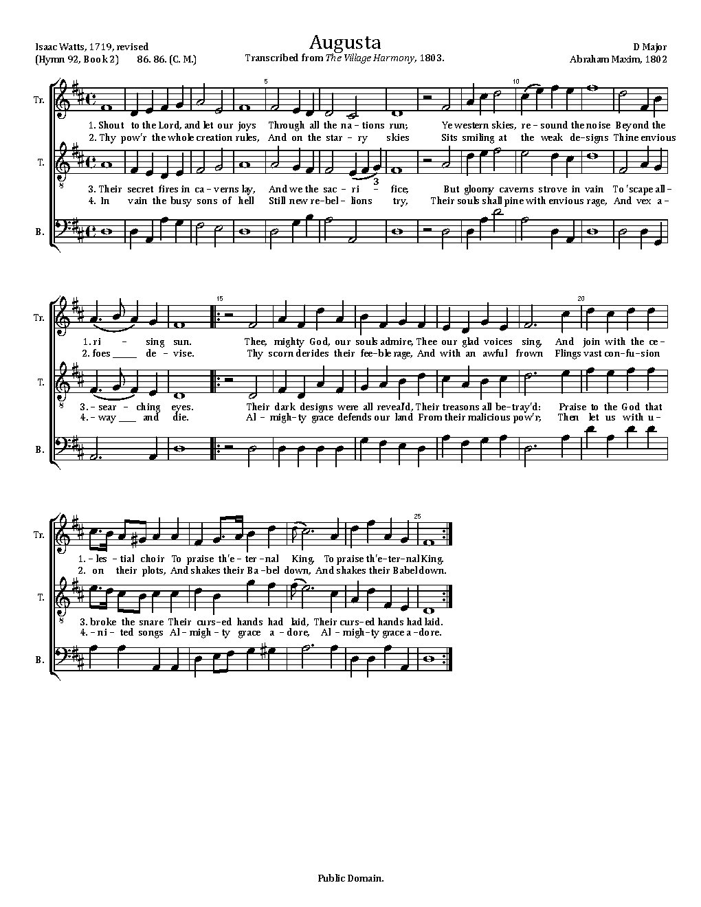 Augusta - Choir Script PDF Thumbnail