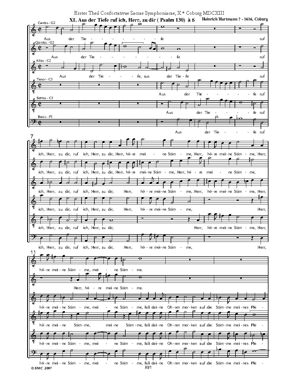 Aus der Tiefe a 6 - Choir Script PDF Thumbnail