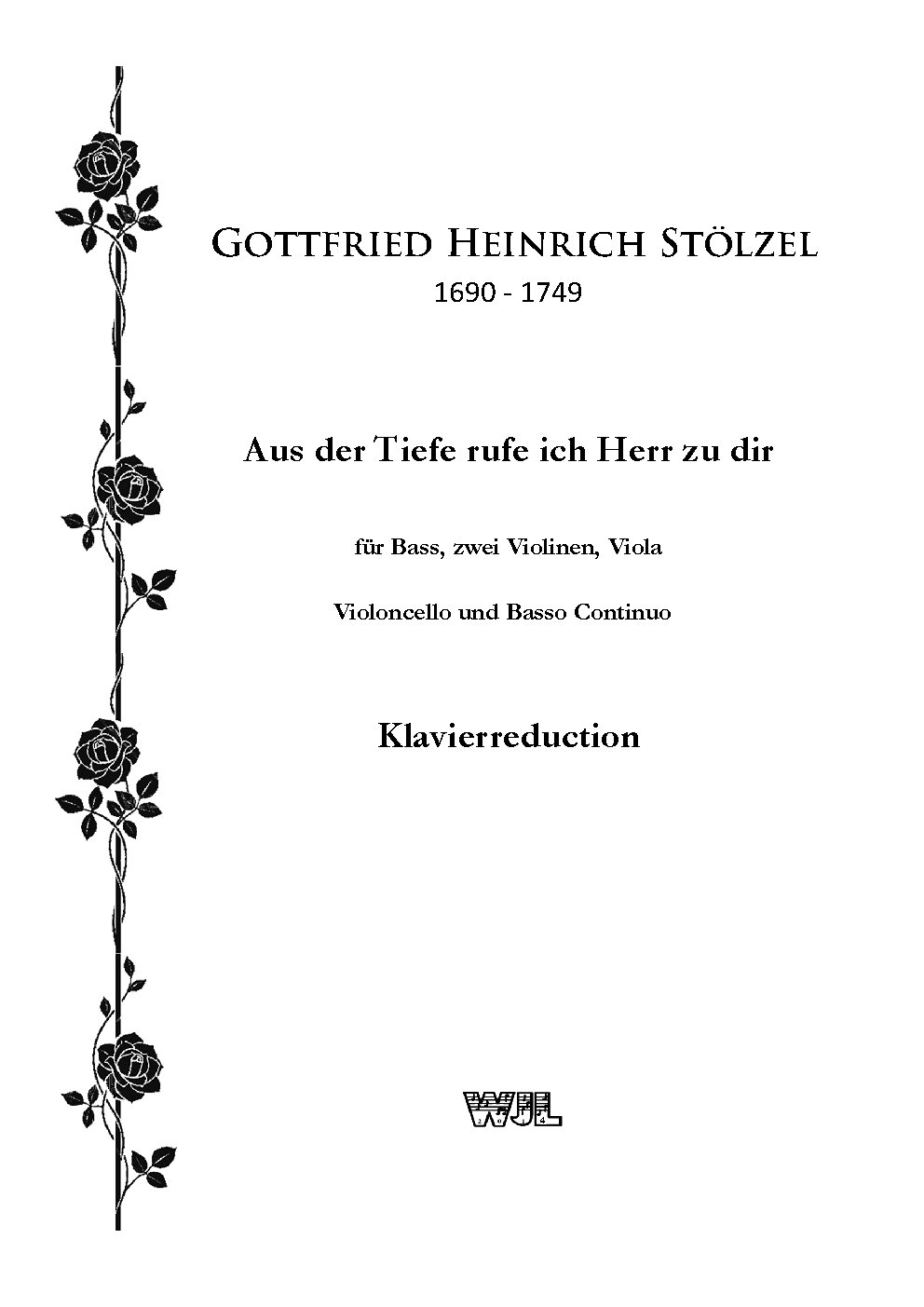 Aus der Tiefe (B solo) - Choir Script PDF Thumbnail