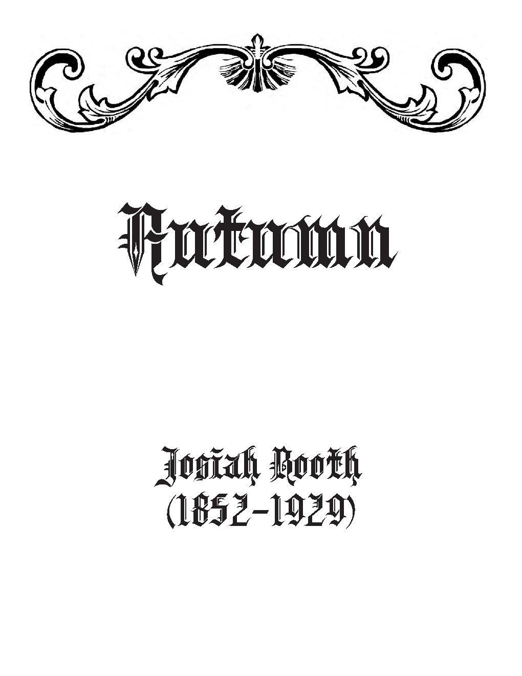 Autumn - Choir Script PDF Thumbnail