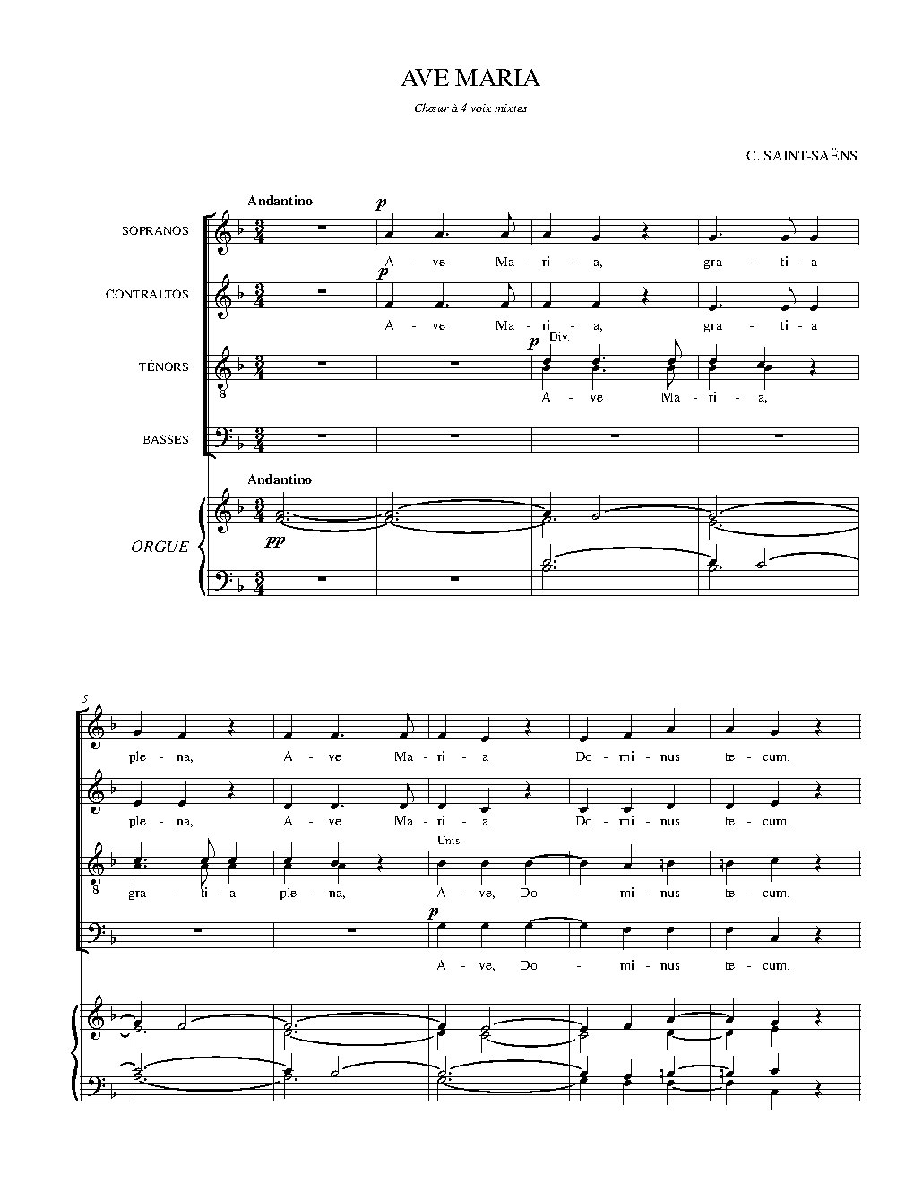 Ave Maria, Op. 145