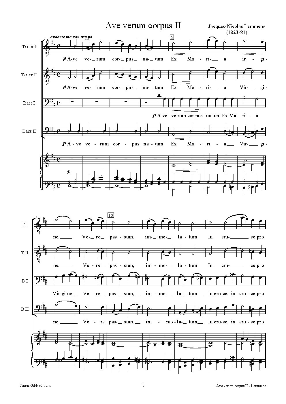 Ave verum corpus II