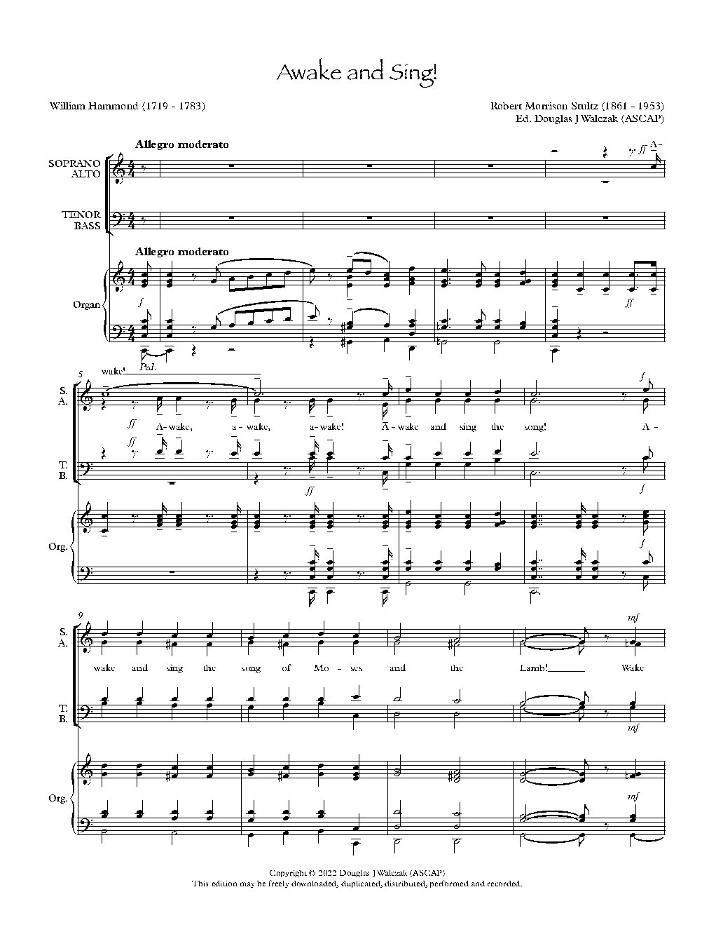 Awake, and sing