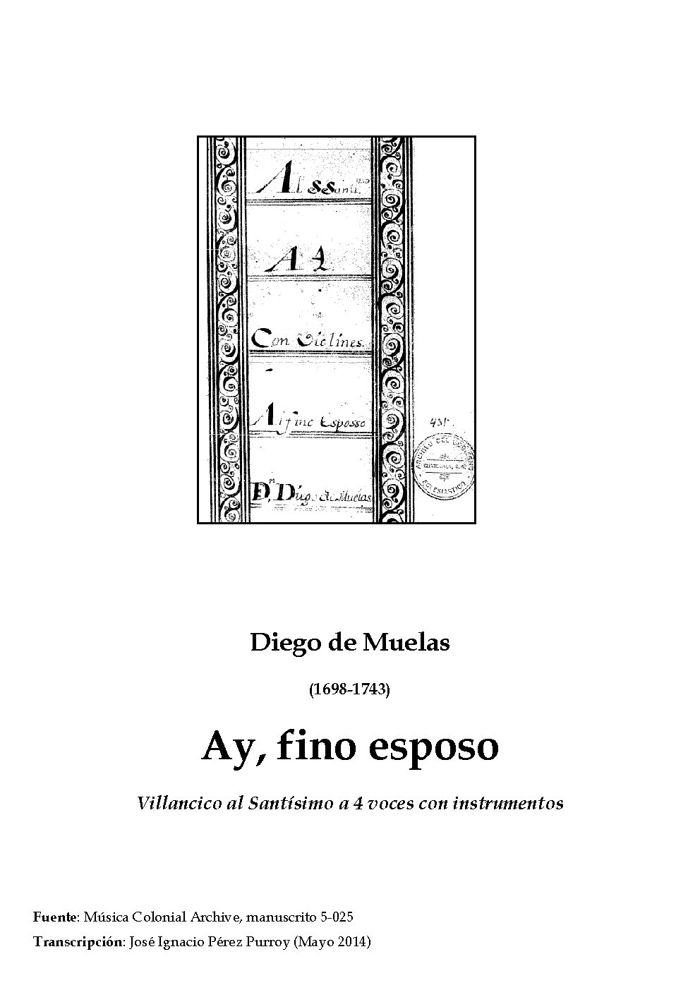Ay, fino esposo