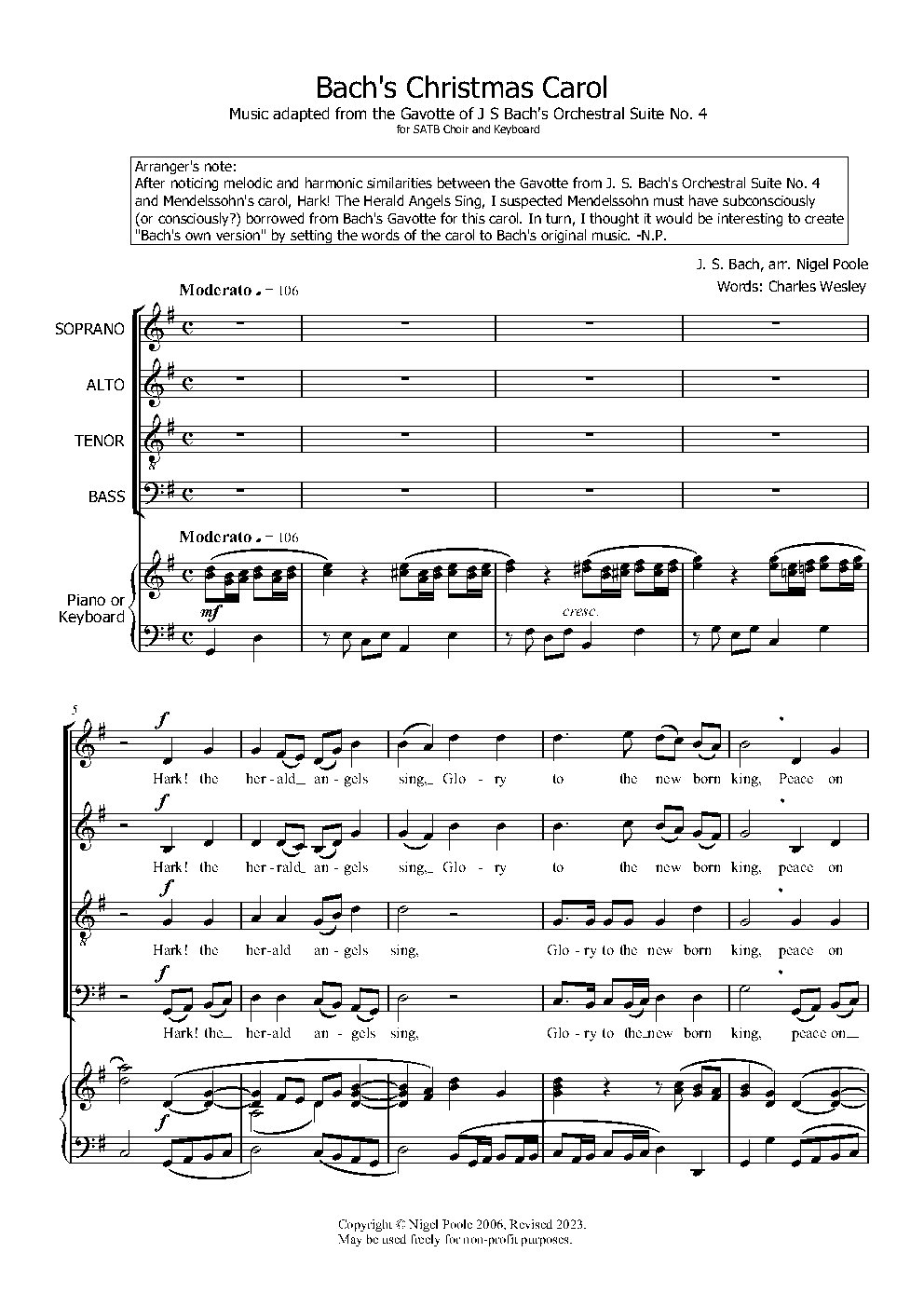 Bach's Christmas Carol