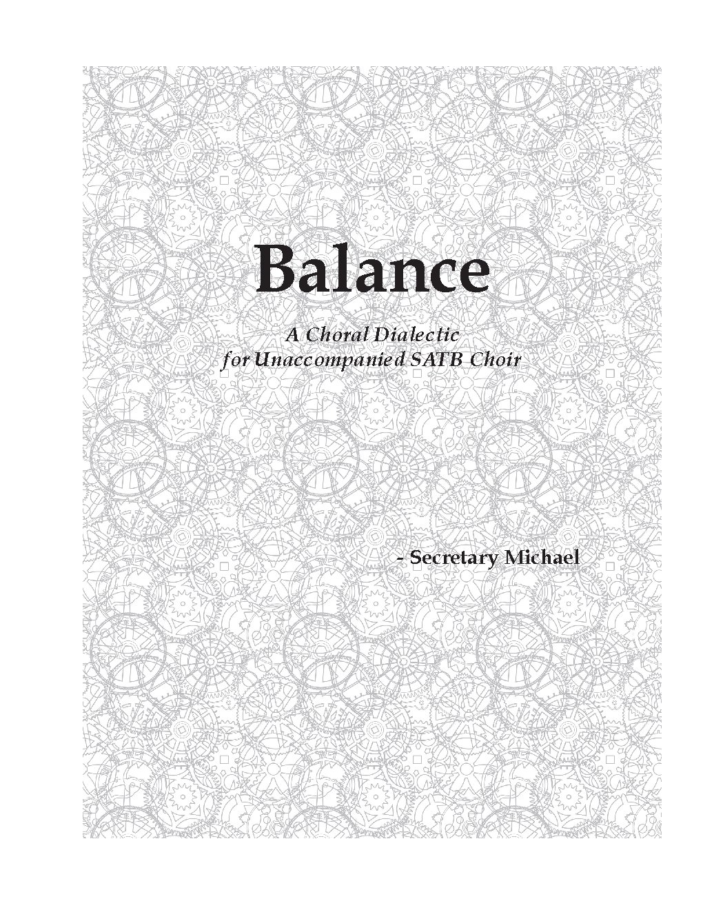 Balance (Choral Dialectic)
