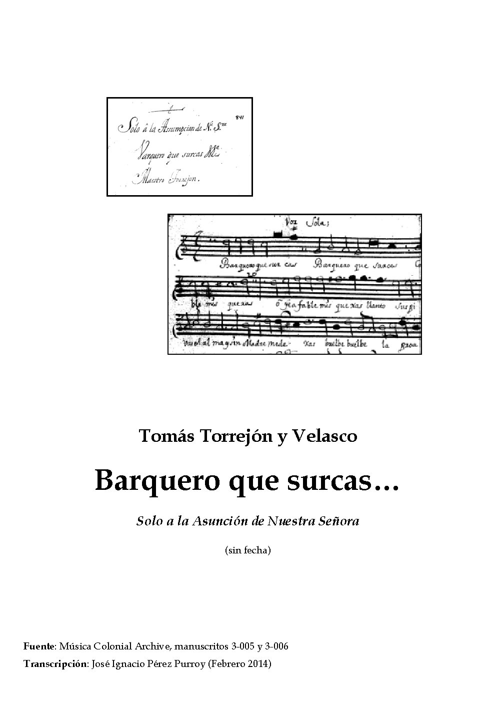 Barquero que surcas