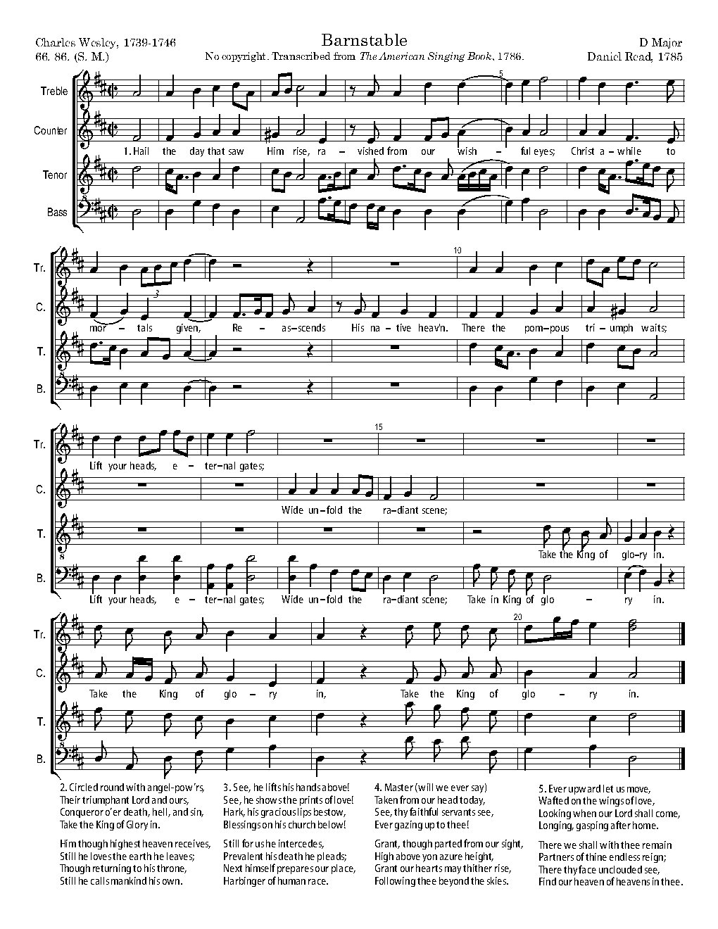 Barnstable - Choir Script PDF Thumbnail