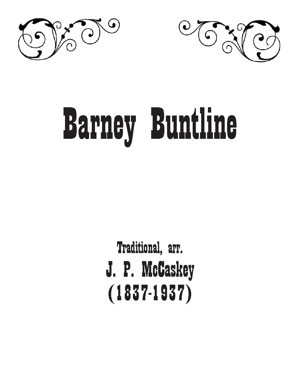 Barney Buntline