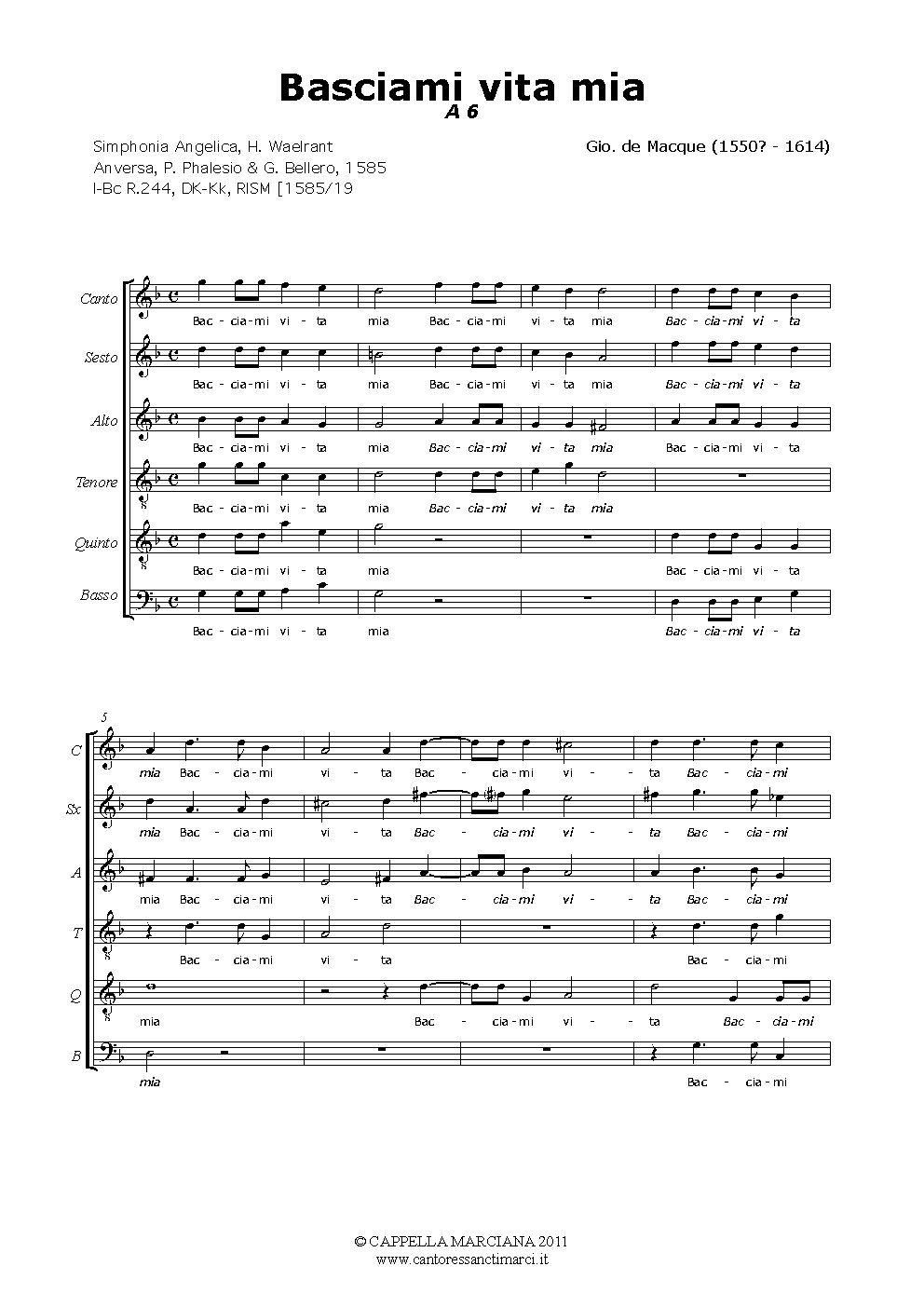 Basciami vita mia