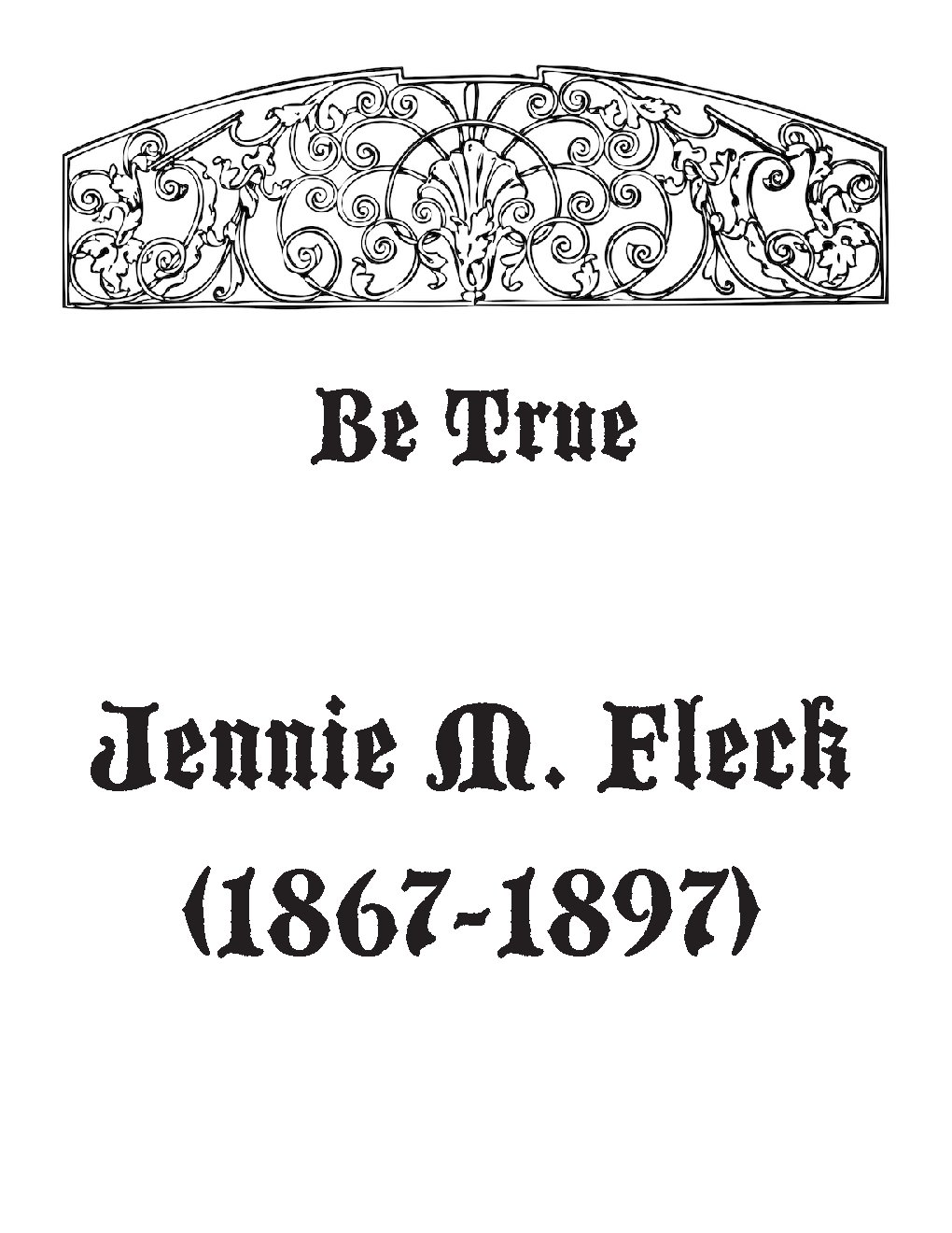 Be True - Choir Script PDF Thumbnail