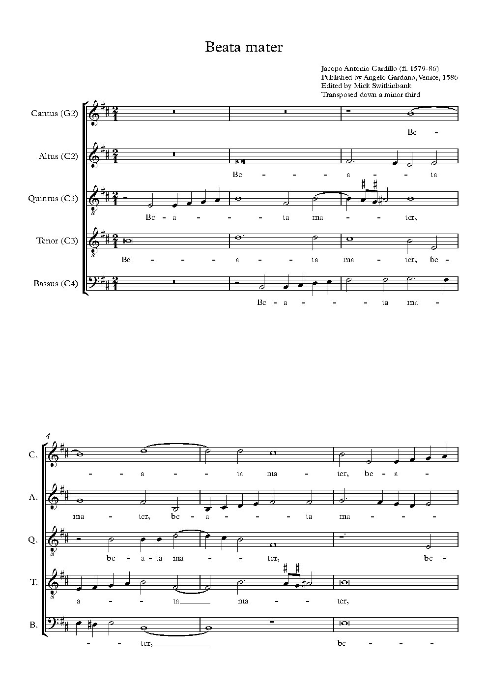 Beata mater