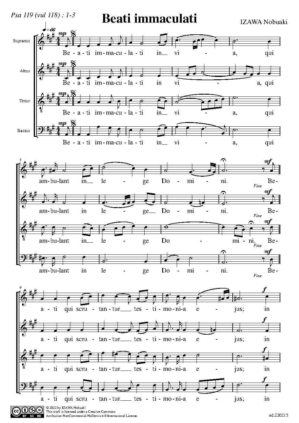 Beati immaculati