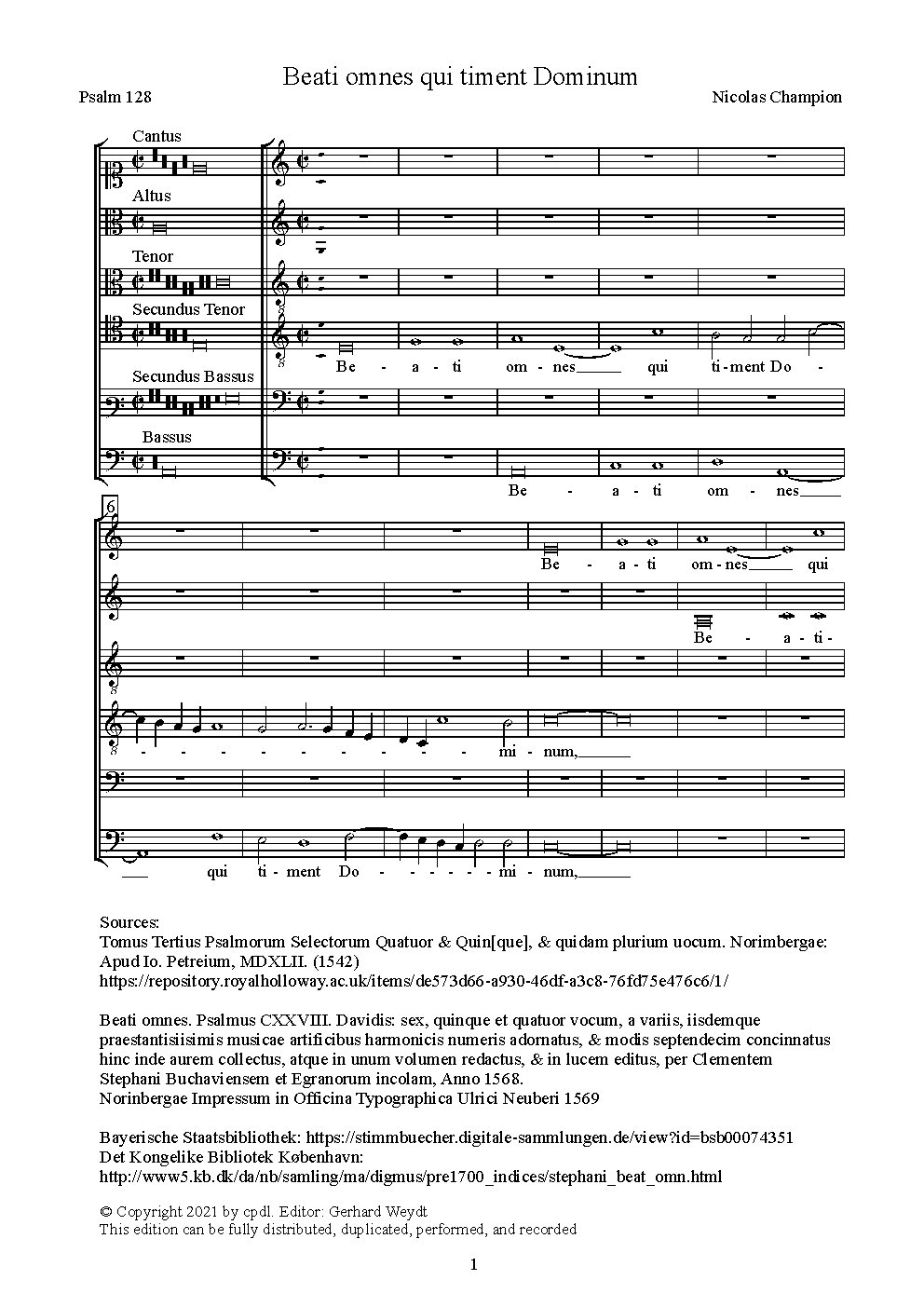 Beati omnes qui timent Dominum