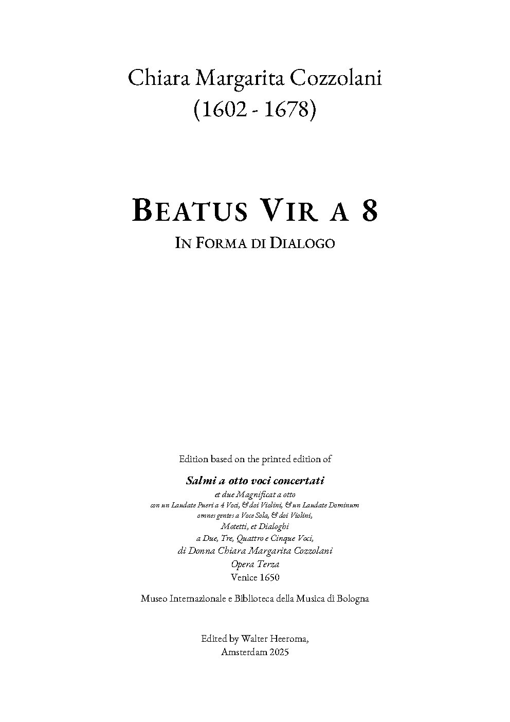 Beatus Vir