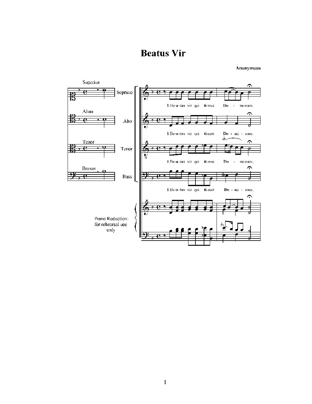 Beatus vir