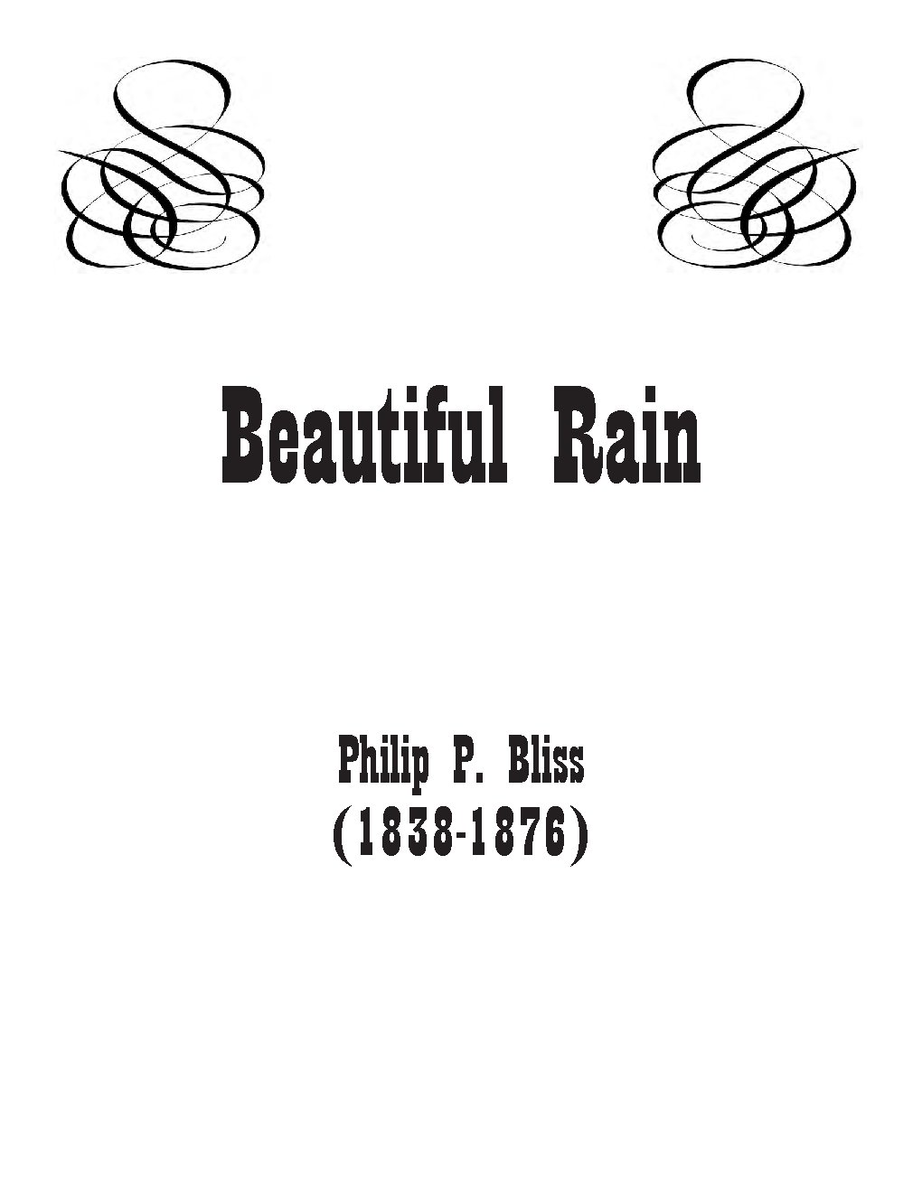 Beautiful Rain - Choir Script PDF Thumbnail