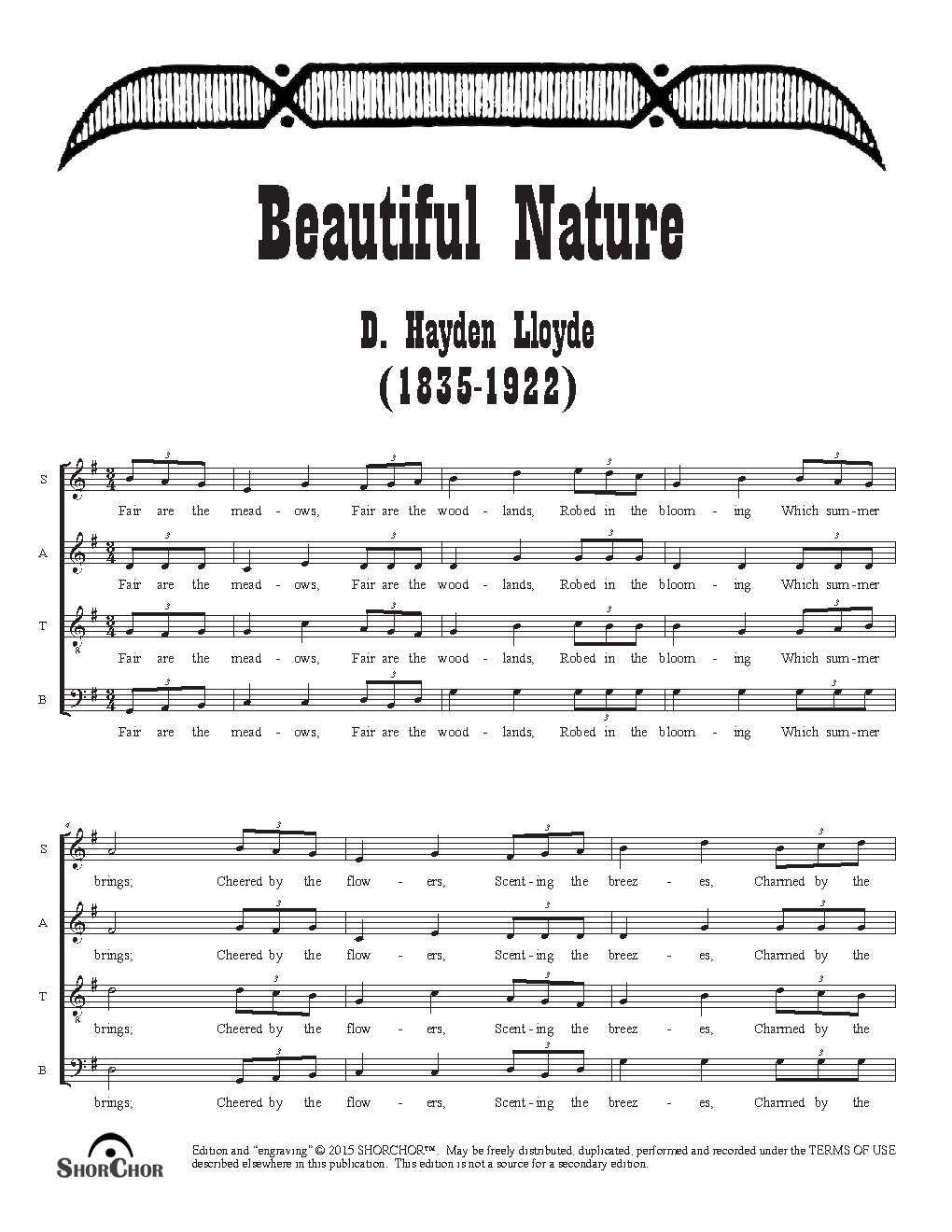 Beautiful Nature - Choir Script PDF Thumbnail