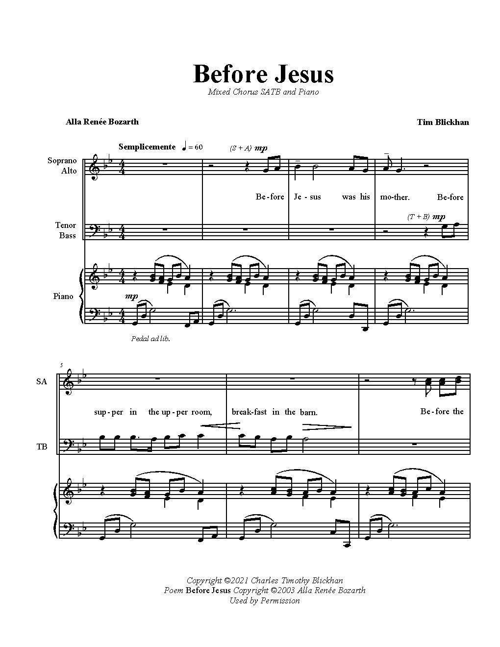 Before Jesus
