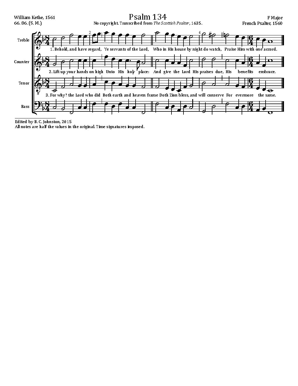 Behold, and have regard - Choir Script PDF Thumbnail