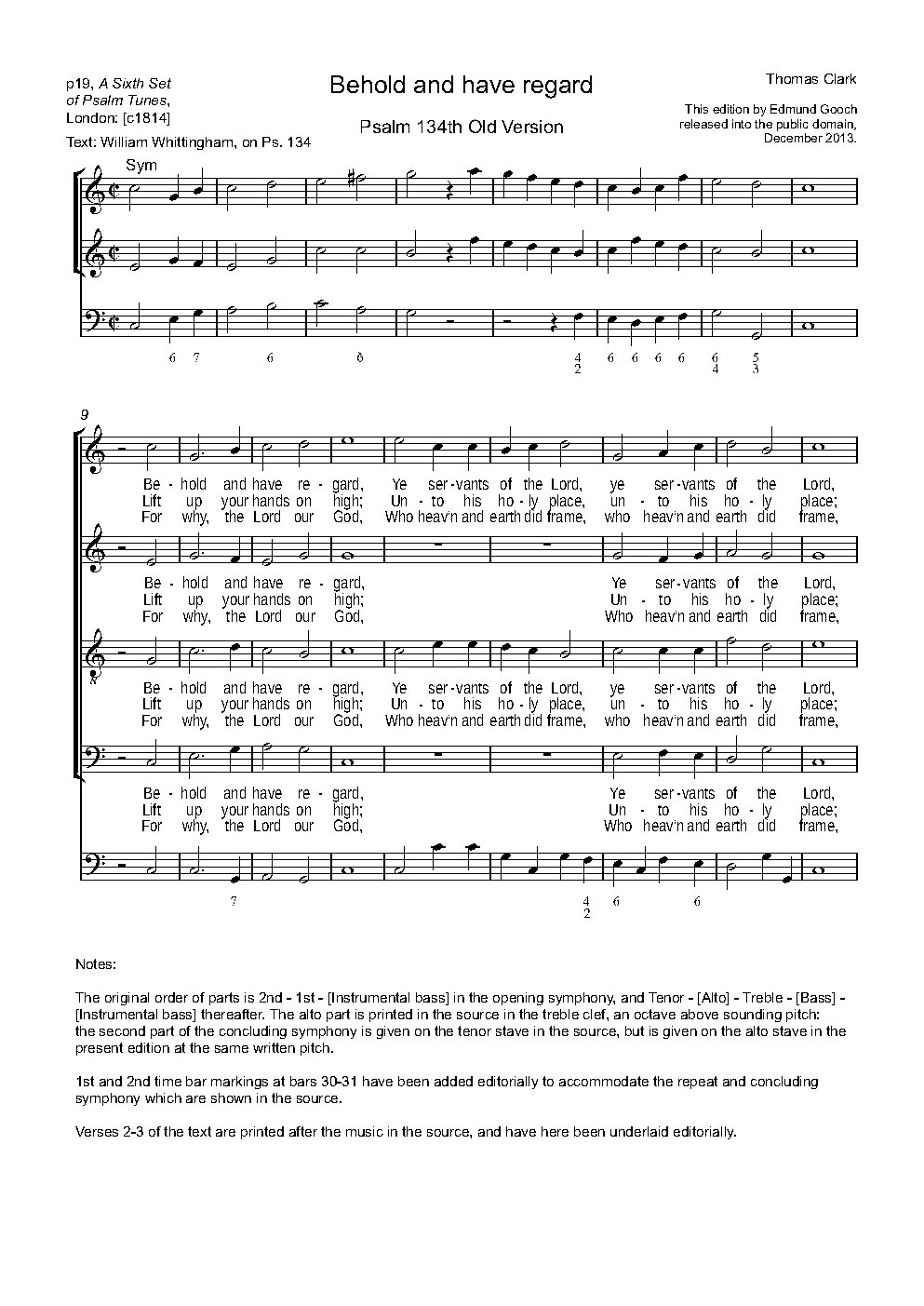 Behold and have regard - Choir Script PDF Thumbnail