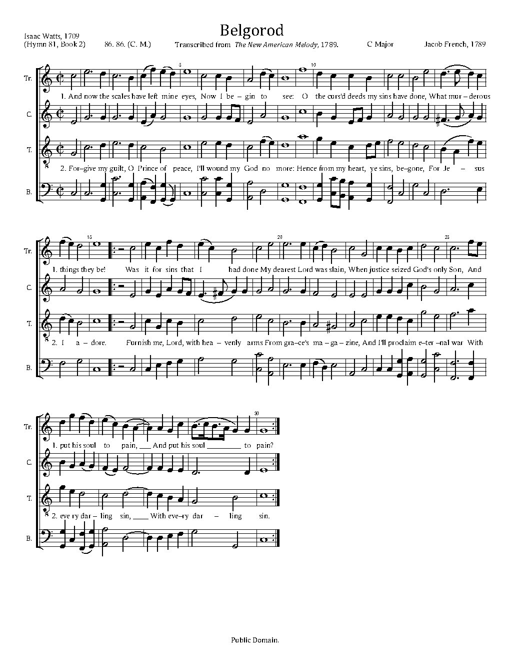 Belgorod - Choir Script PDF Thumbnail