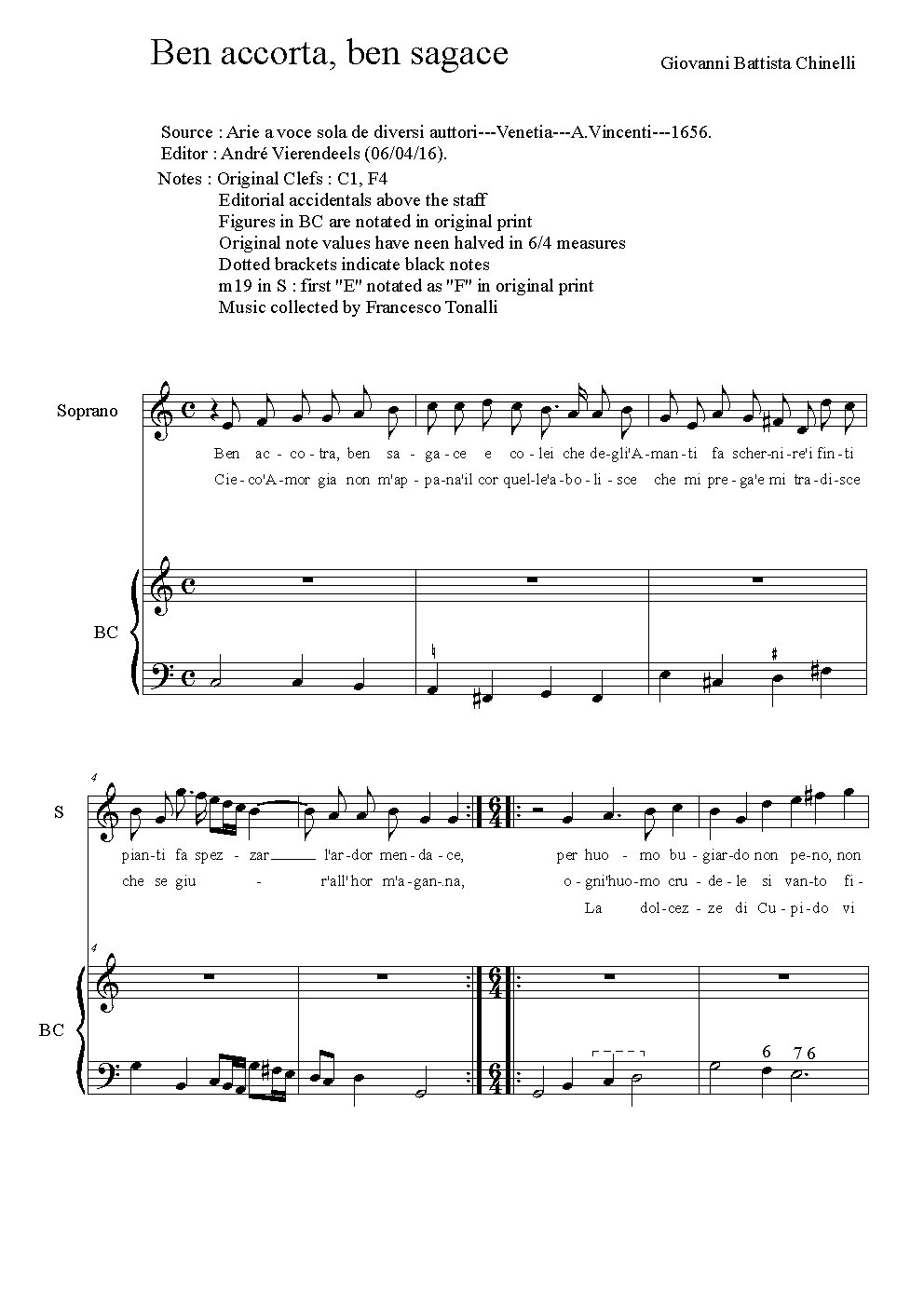 Ben accorta, ben sagace