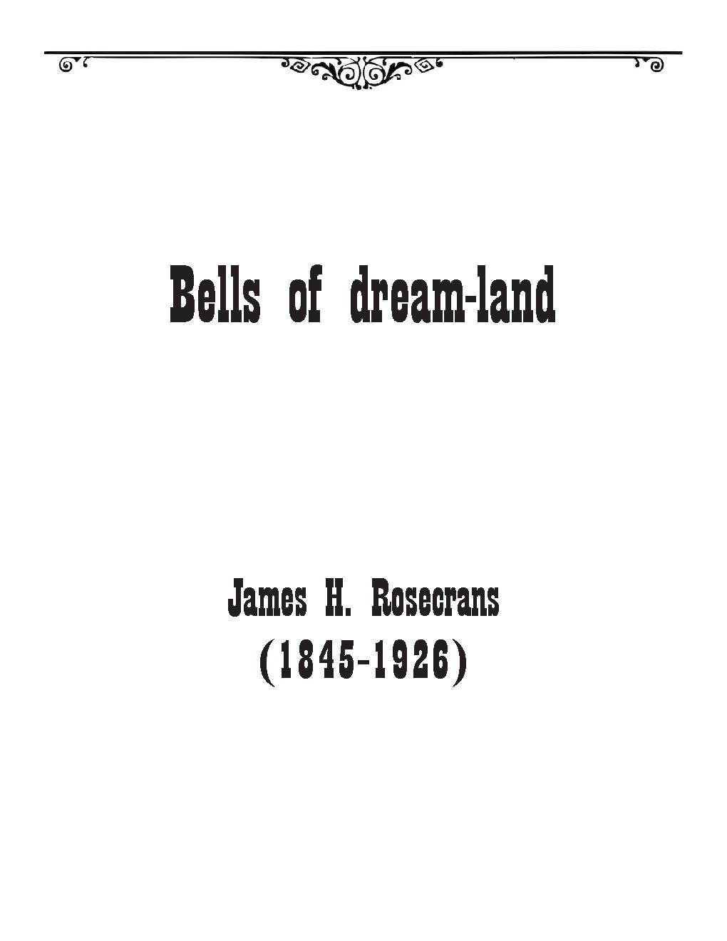 Bells of dream-land