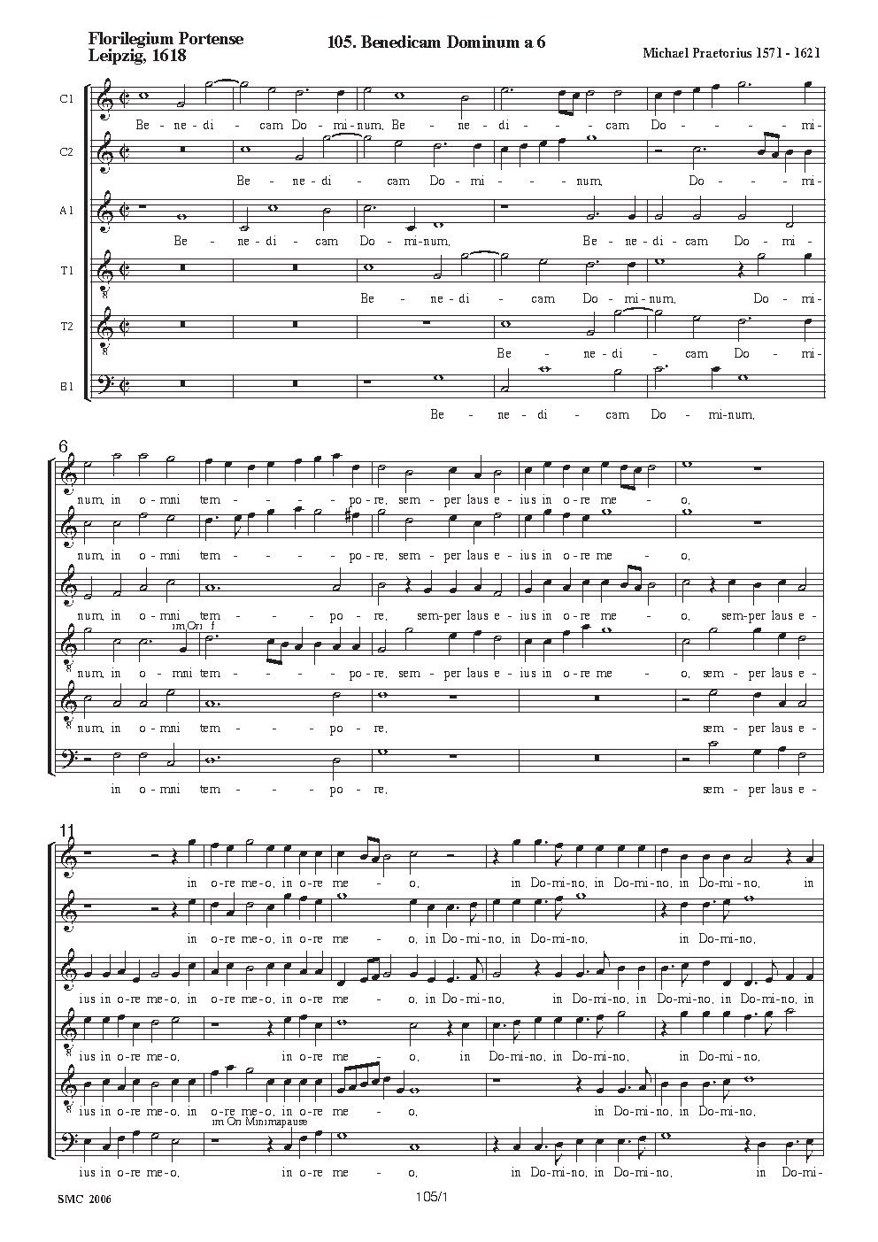 Benedicam Dominum
