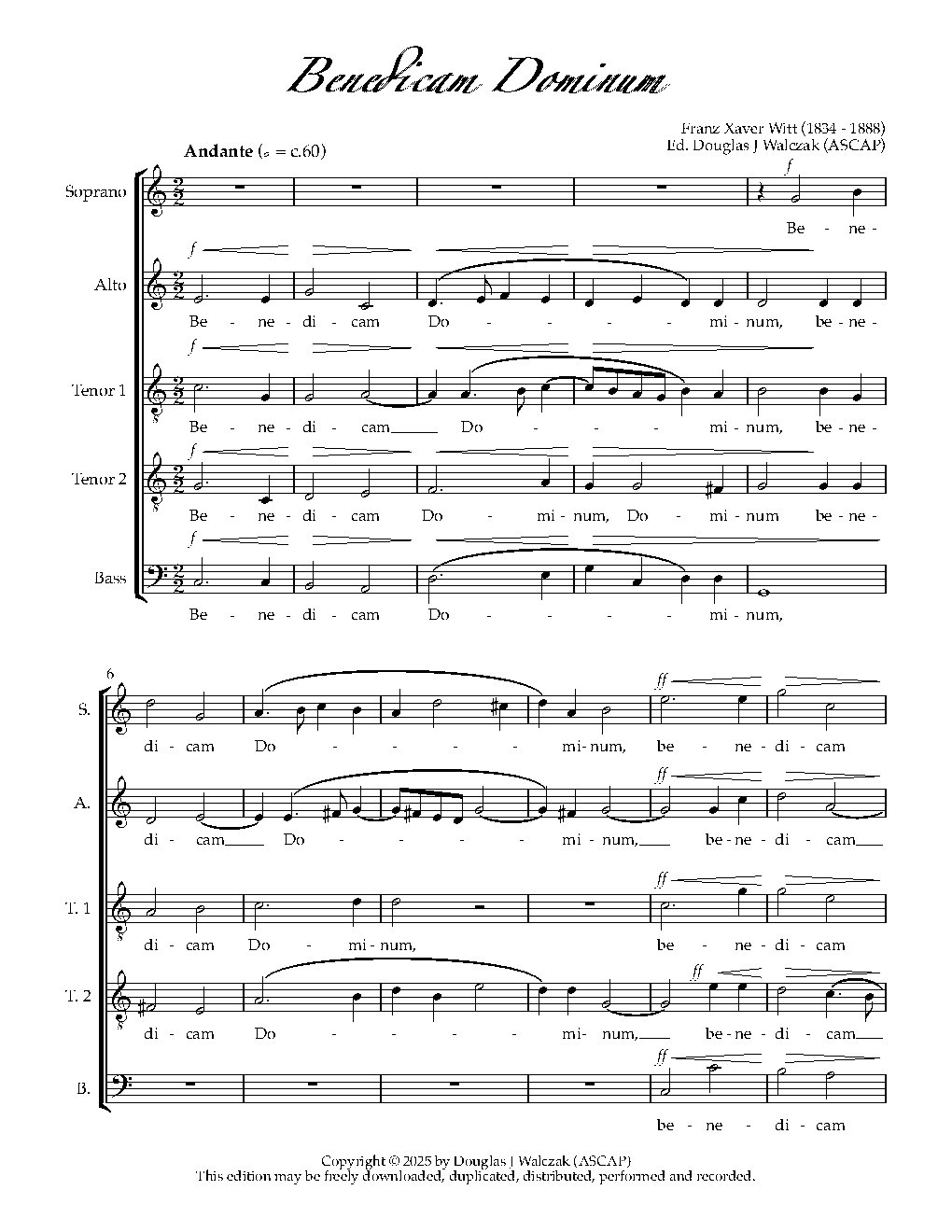 Benedicam Dominum