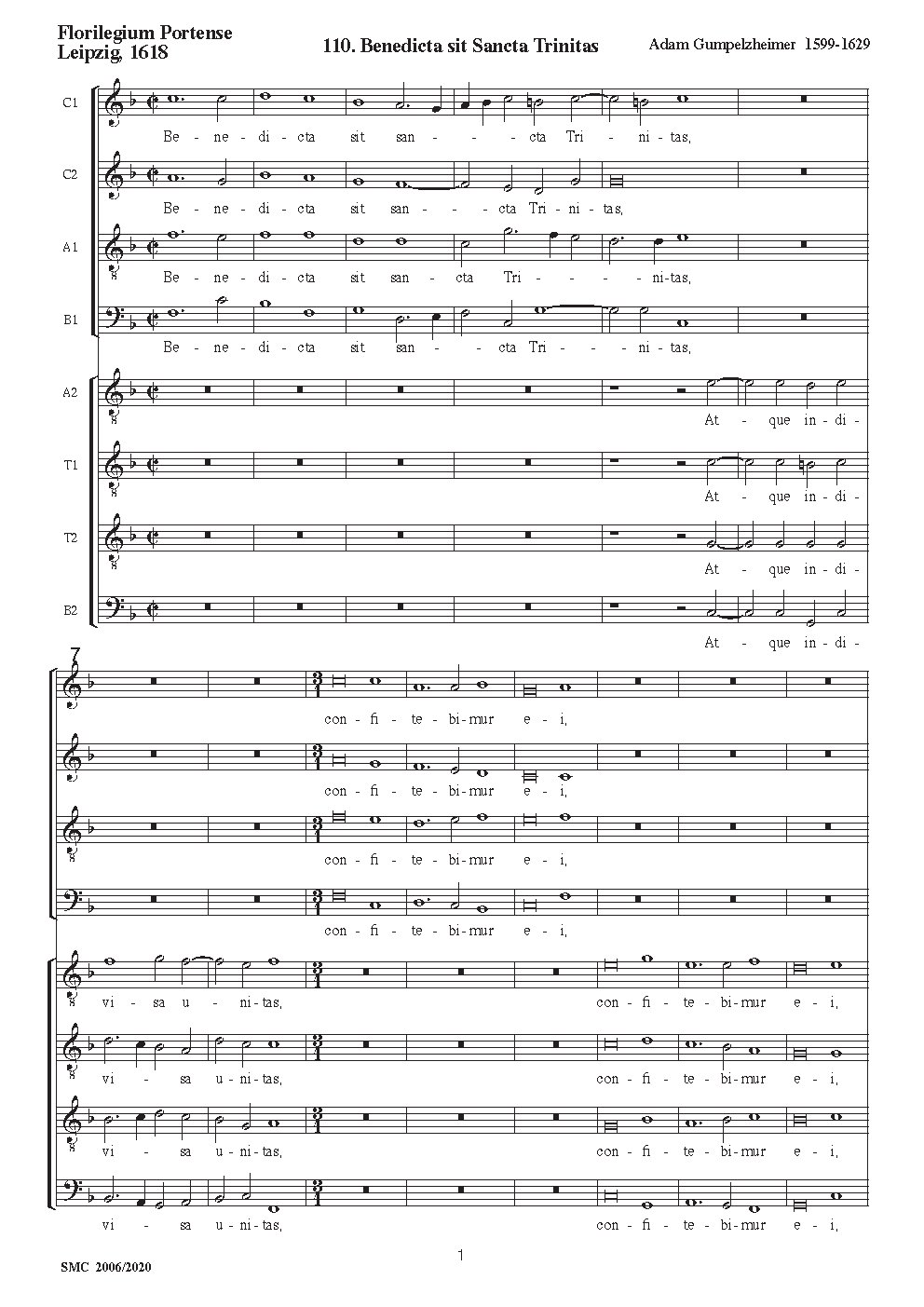 Benedicta sit Sancta Trinitas
