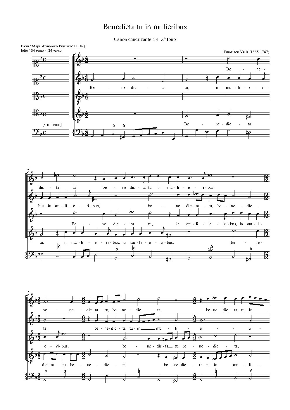 Benedicta tu in mulieribus I