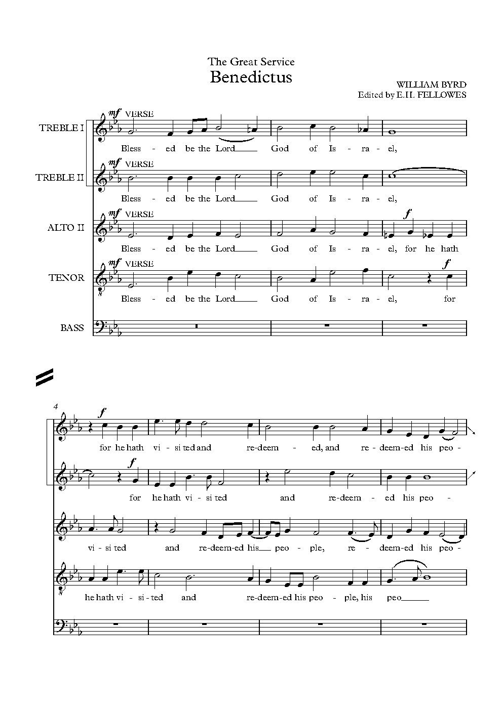 Benedictus|{{NoCo|The Great Service