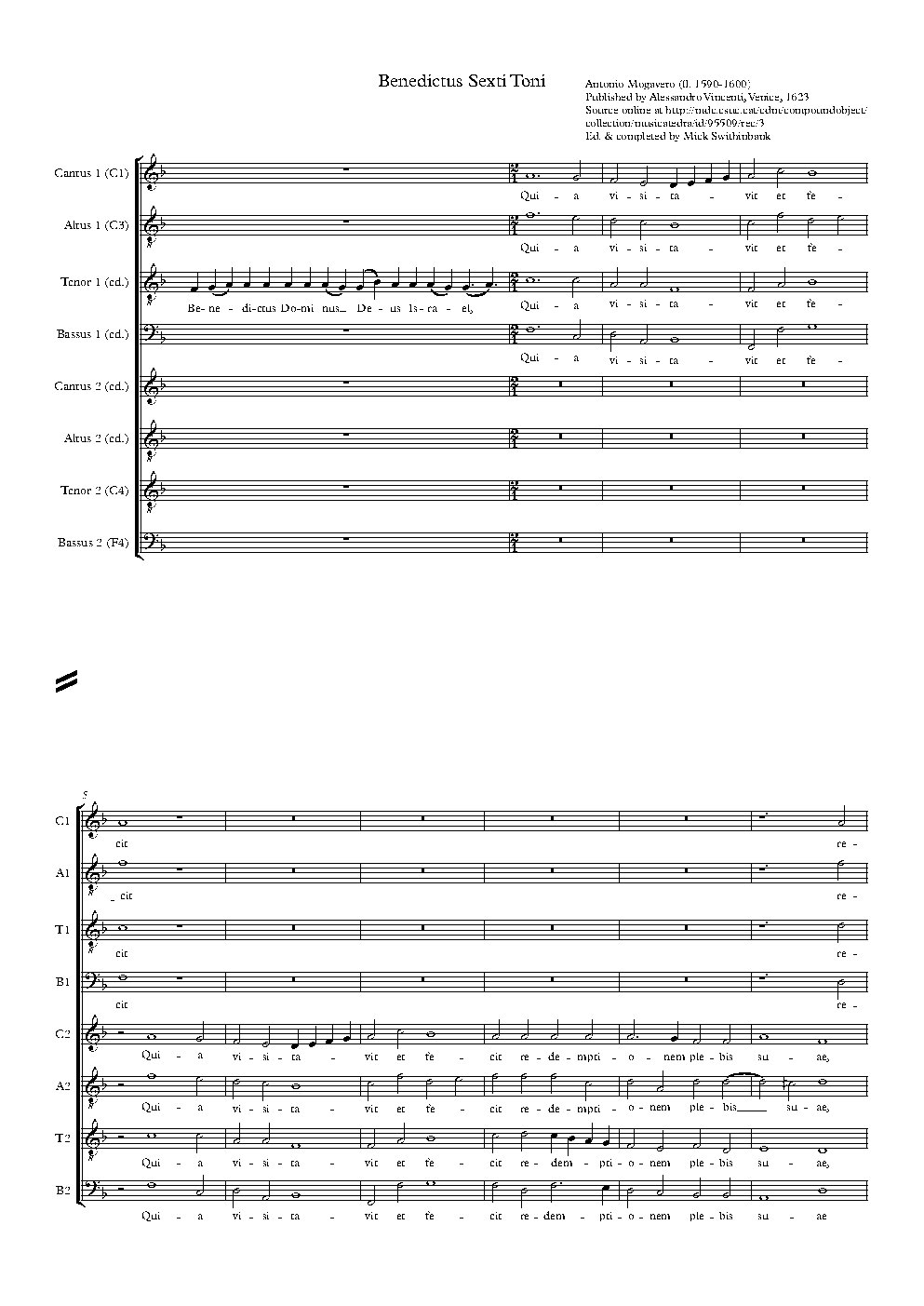 Benedictus (Song of Zechariah)