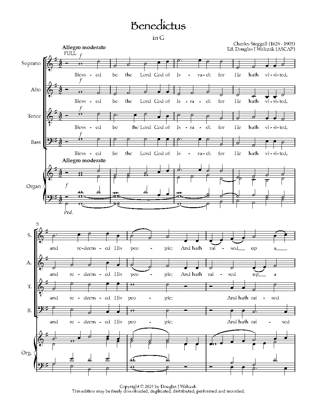 Benedictus in G