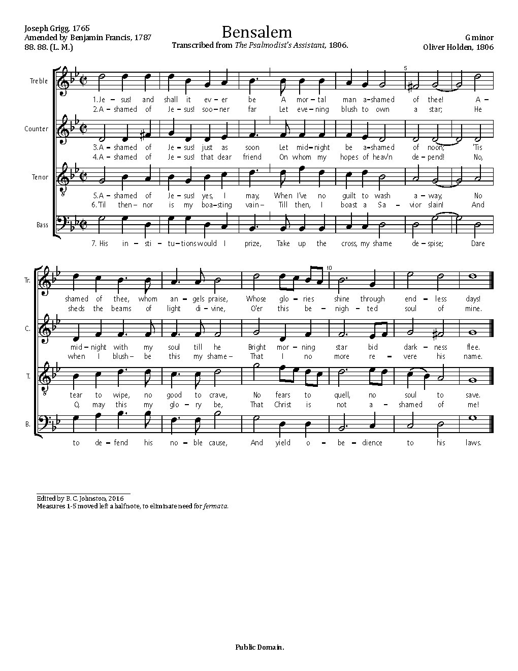 Bensalem - Choir Script PDF Thumbnail