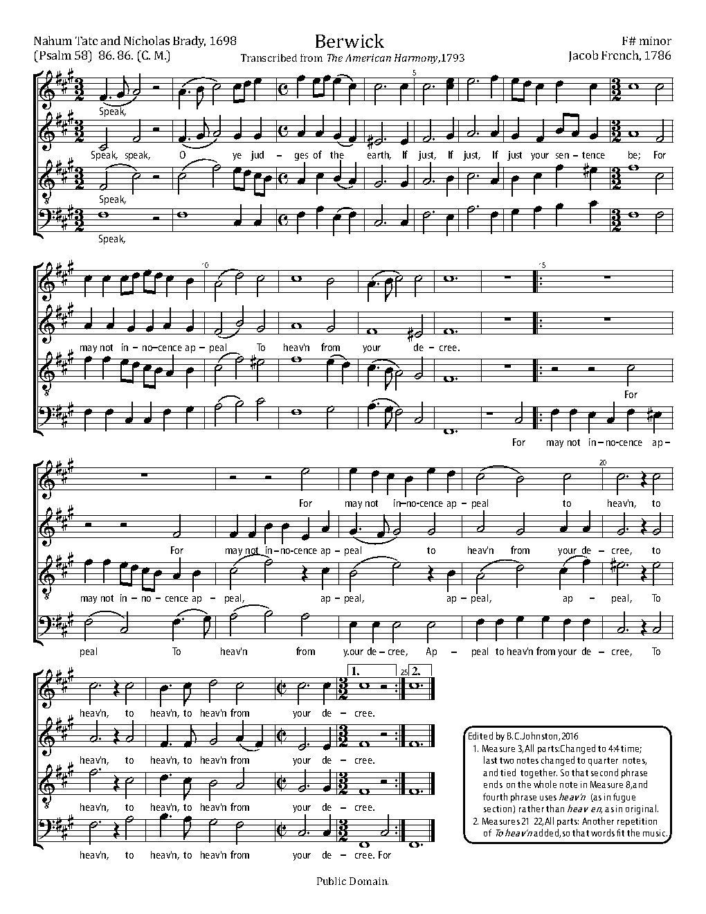 Berwick - Choir Script PDF Thumbnail