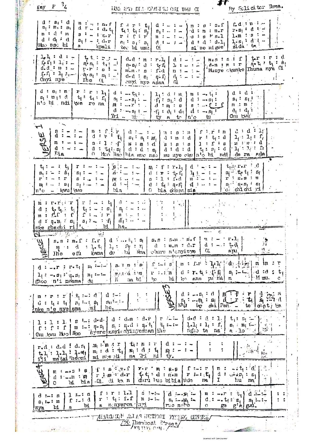 Muo Nso Bia Kpalite Obi Umu Gi - Download Choir Script PDF