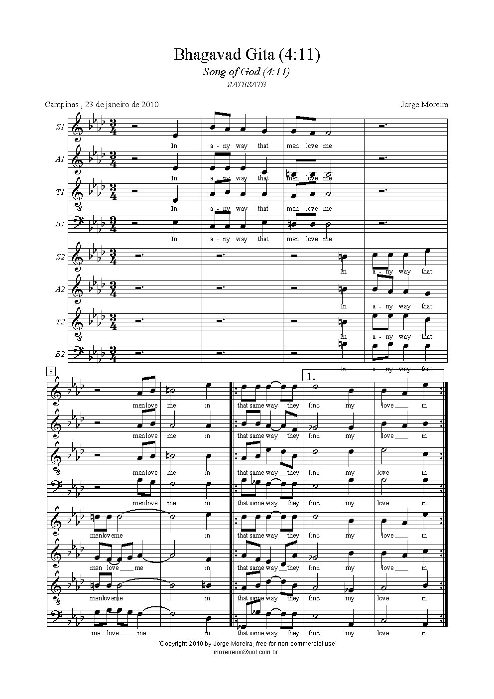 Bhagavad Gita (4:11)