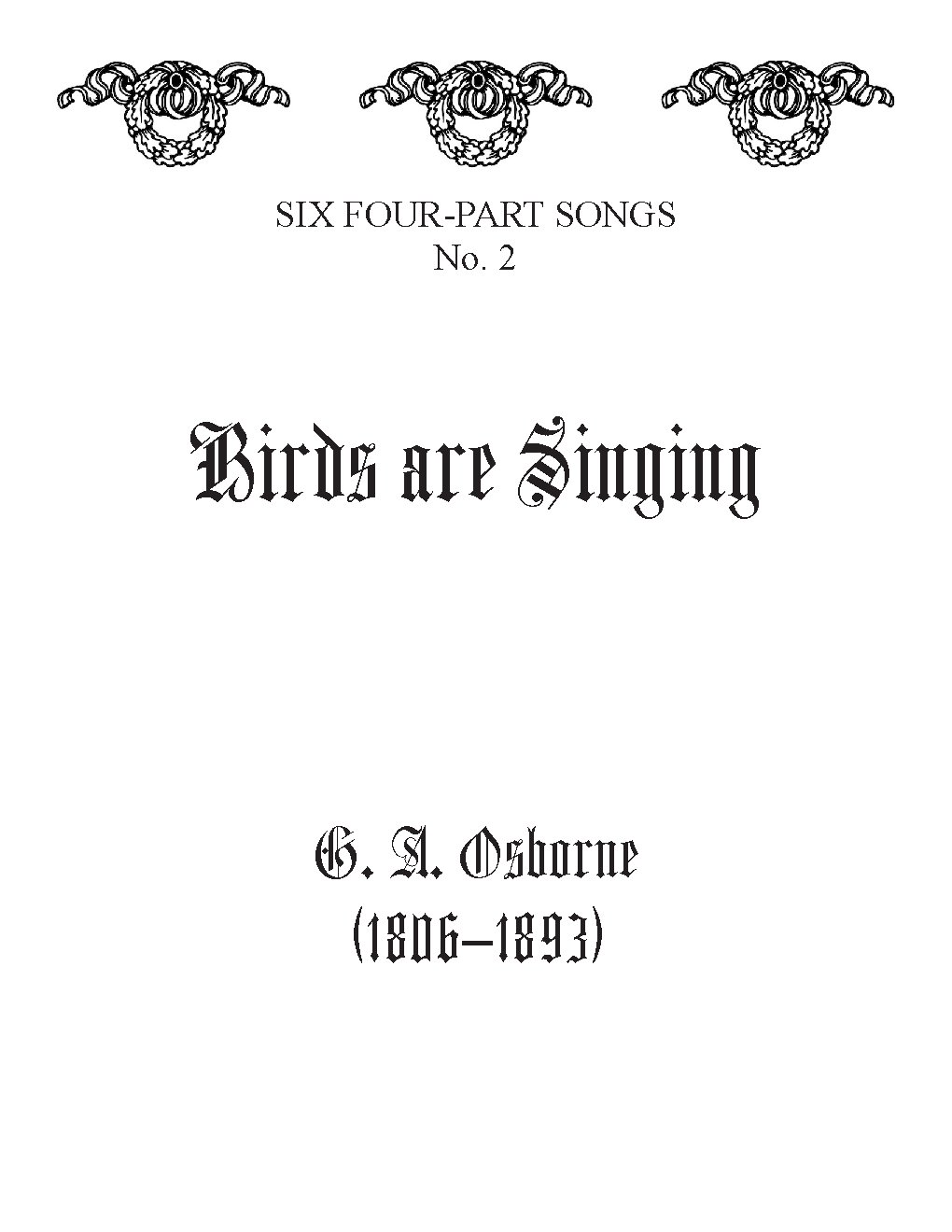 Birds are singing