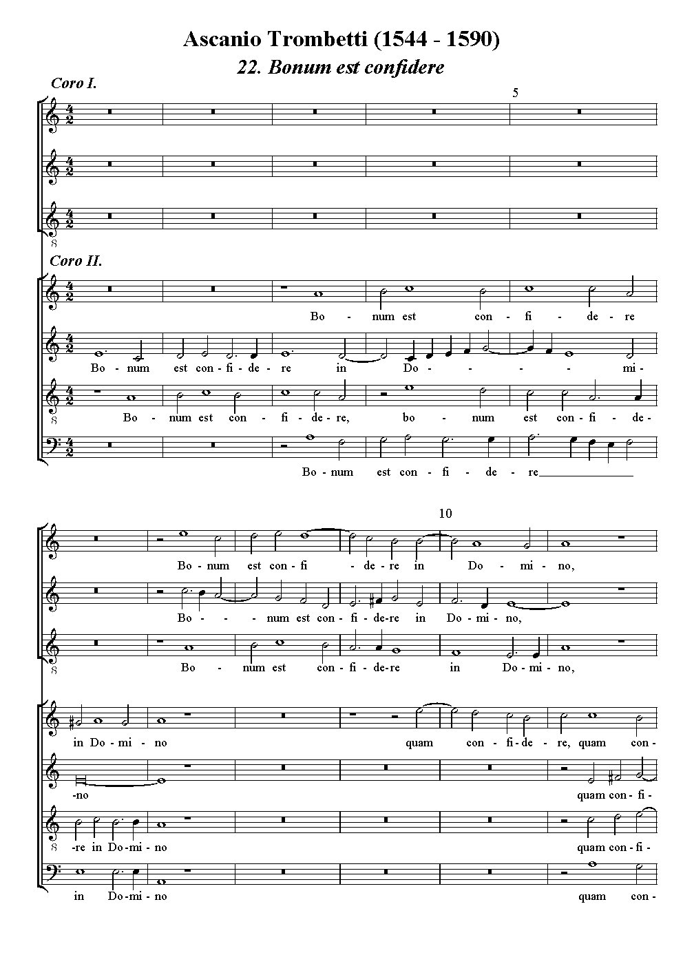 Bonum est confidere - Choir Script PDF Thumbnail