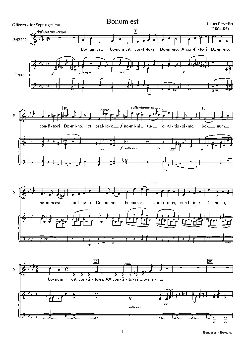Bonum est - Choir Script PDF Thumbnail
