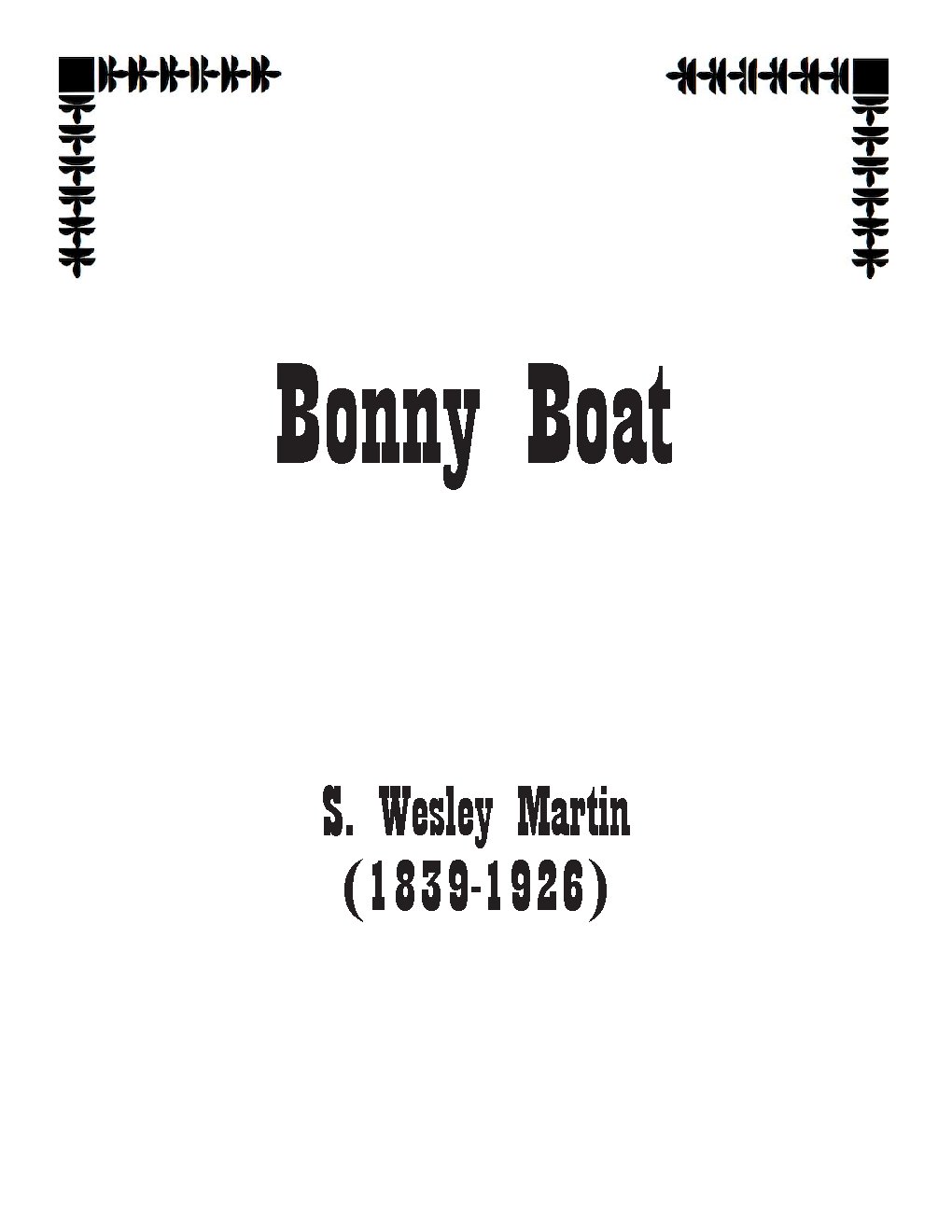 Bonny Boat