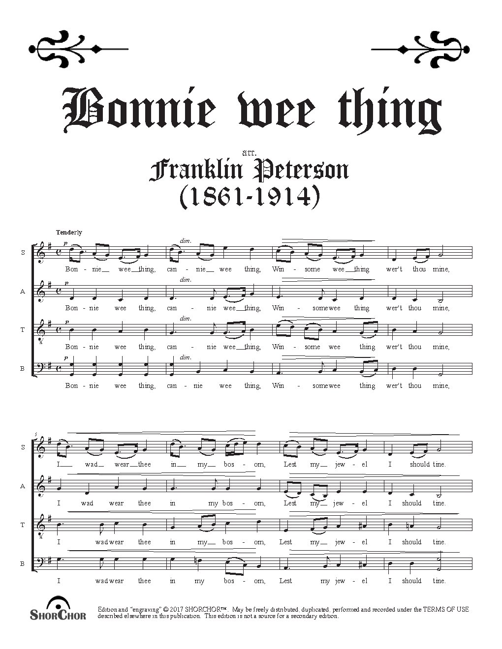 Bonnie wee thing