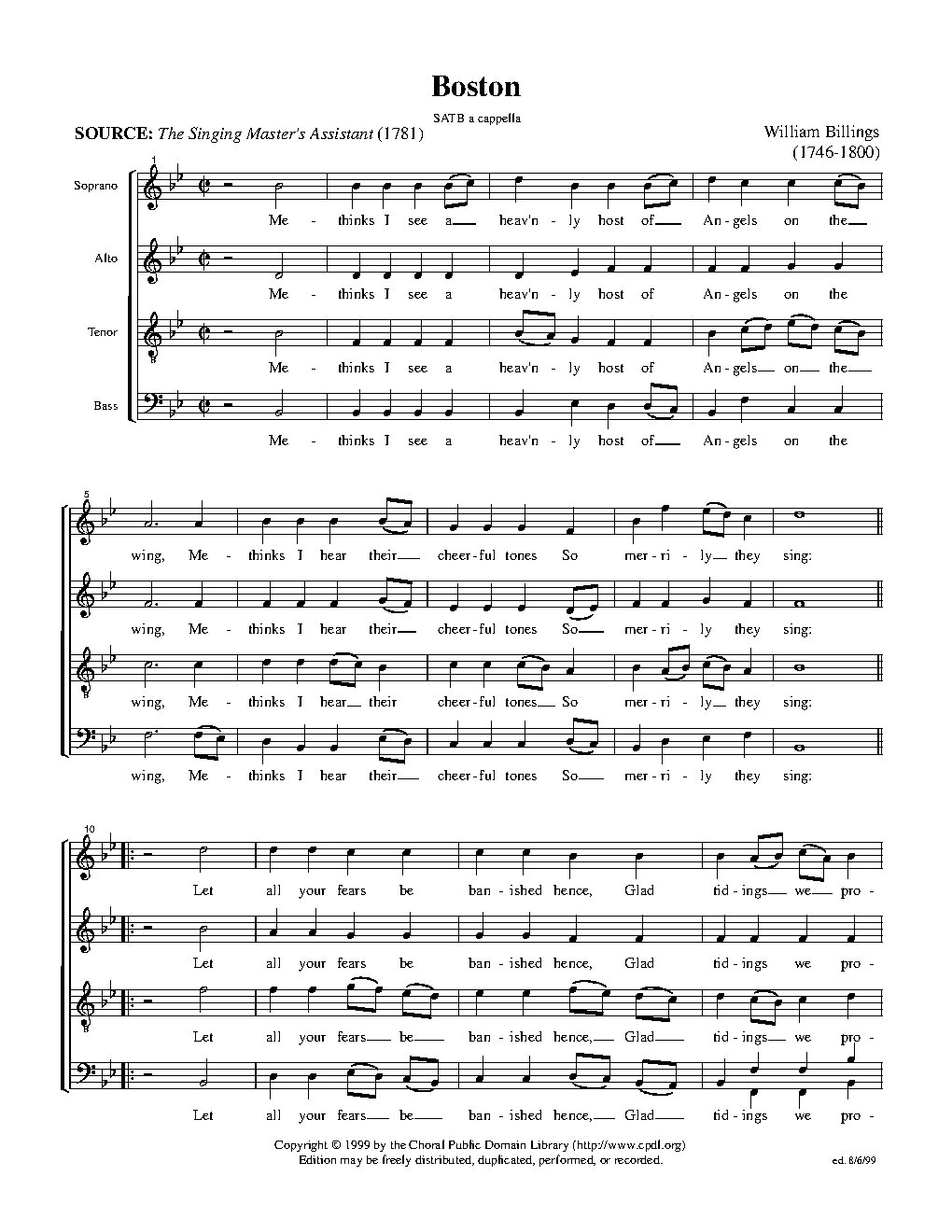 Boston - Choir Script PDF Thumbnail