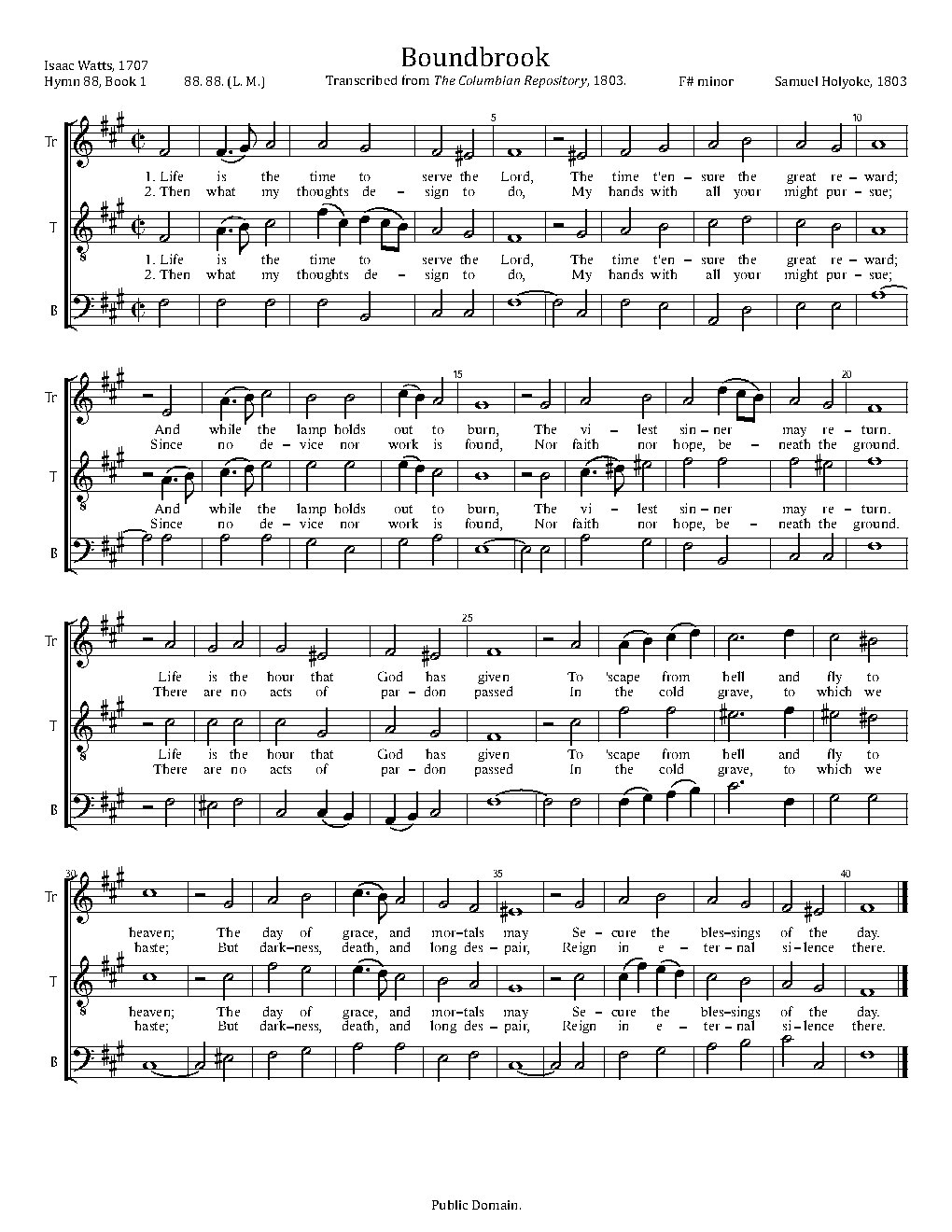 Boundbrook - Choir Script PDF Thumbnail